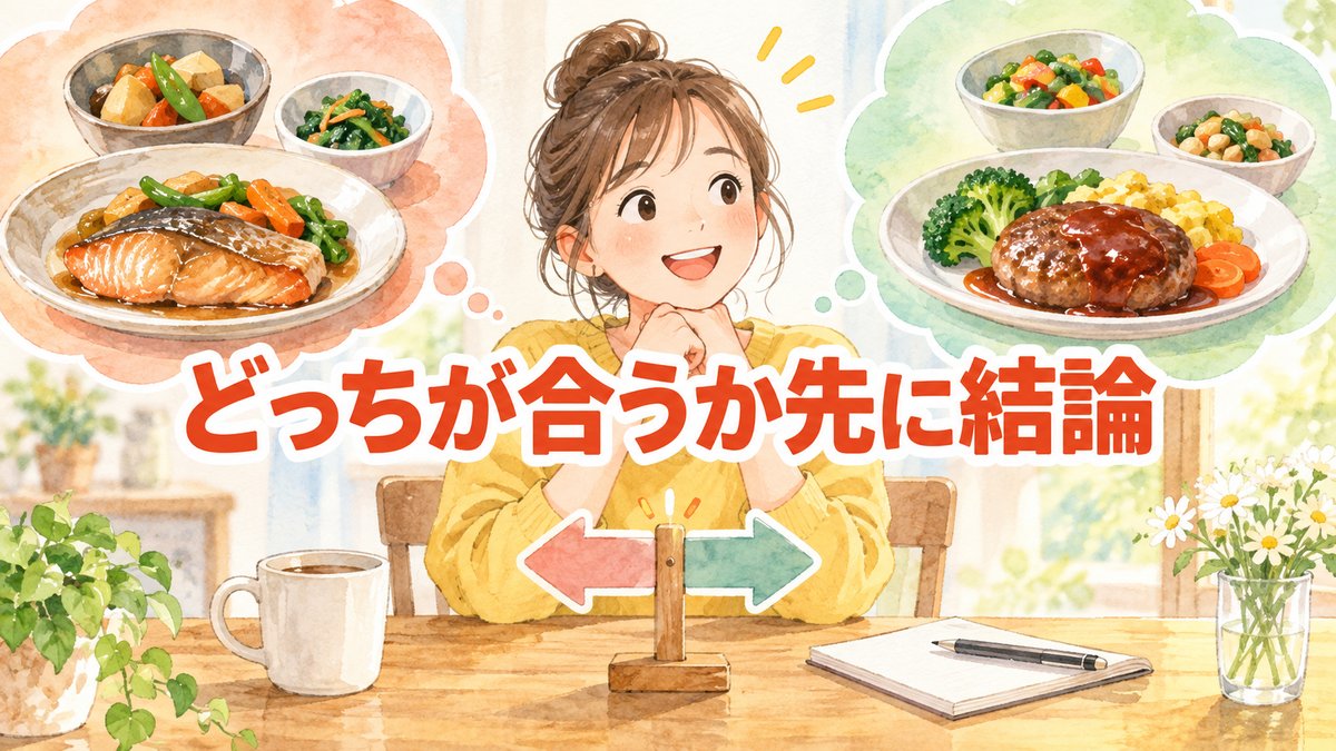 どっちが合うか先に結論