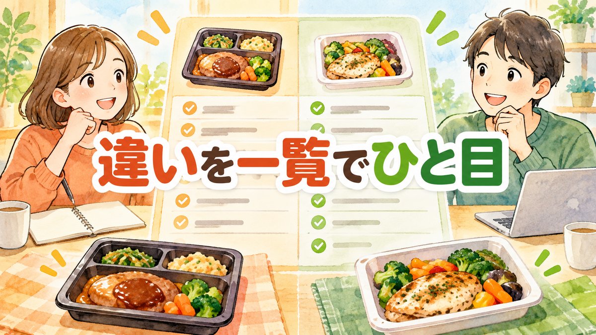 違いを一覧でひと目