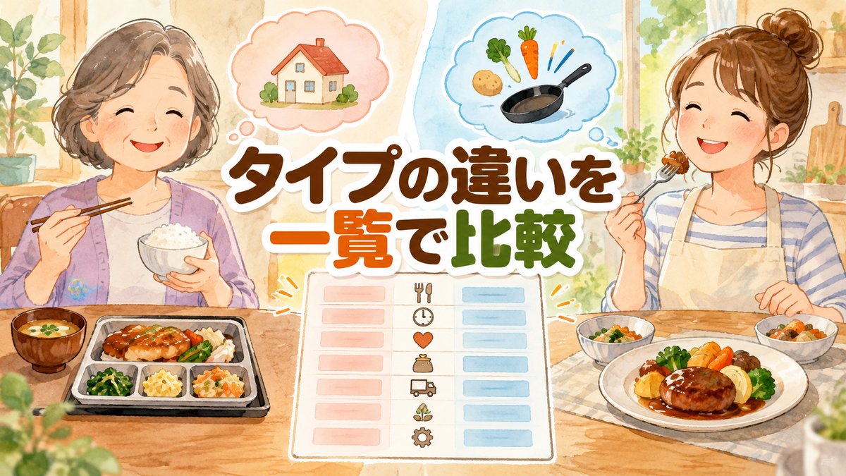 タイプの違いを一覧で比較