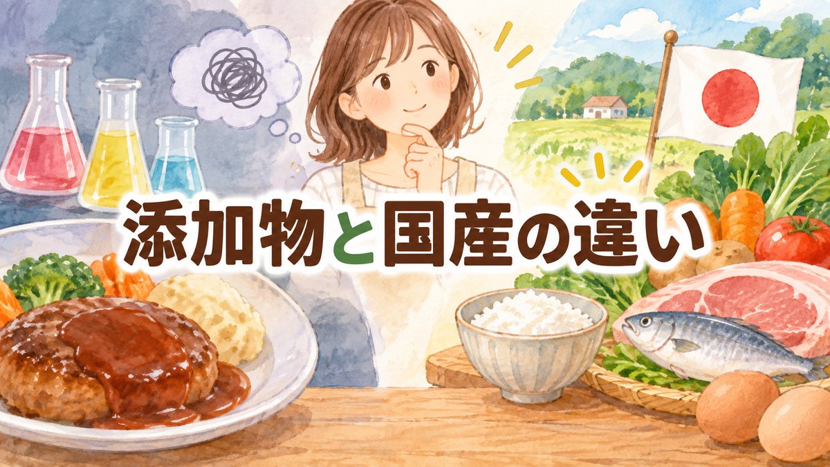 添加物と国産の違い