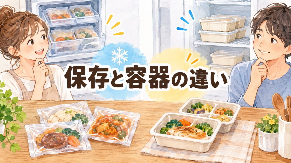 保存と容器の違い
