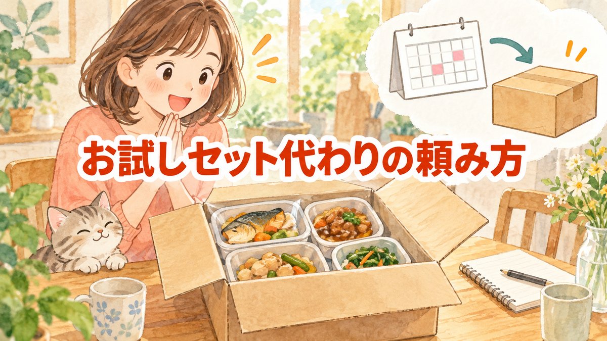 お試しセット代わりの頼み方