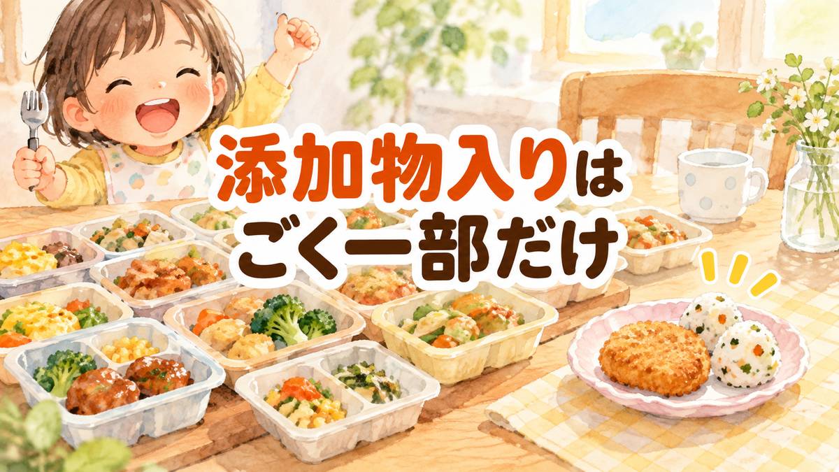 添加物入りはごく一部だけ