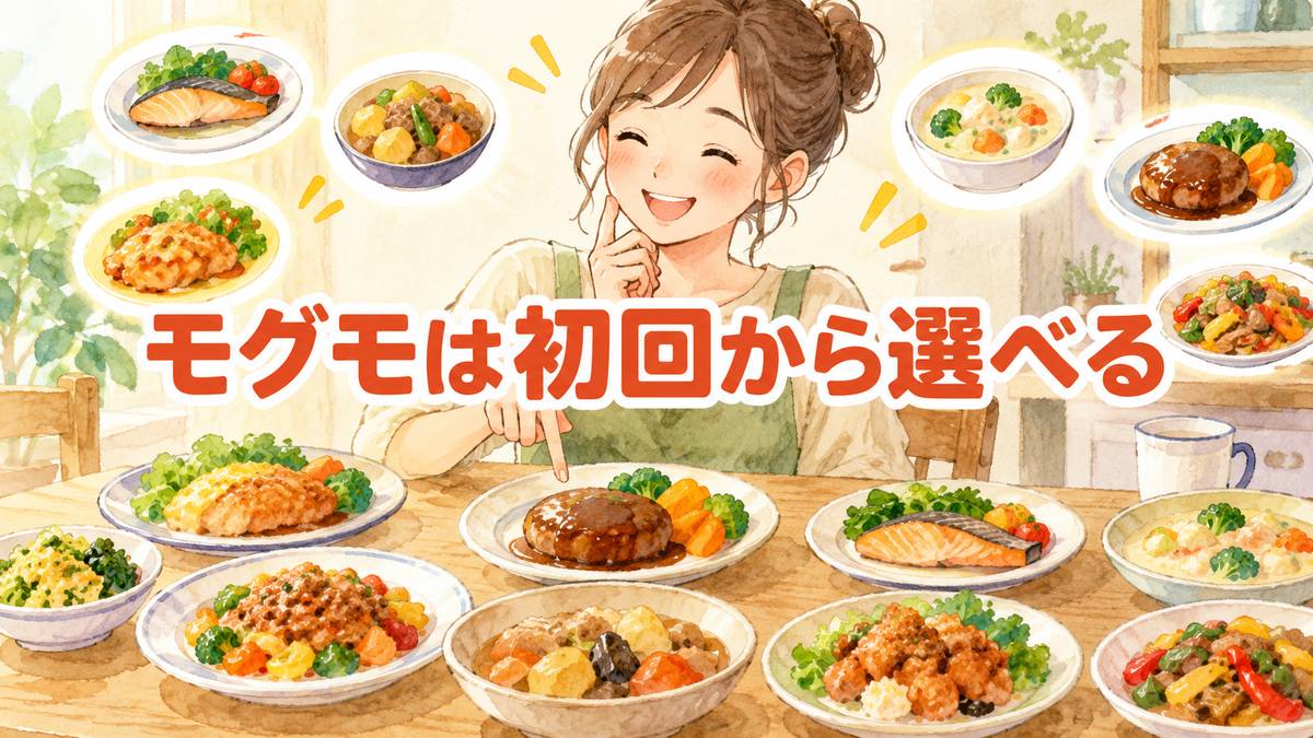 モグモは初回から選べる