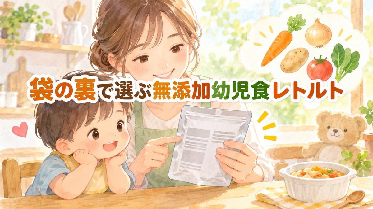 袋の裏で選ぶ無添加幼児食レトルト