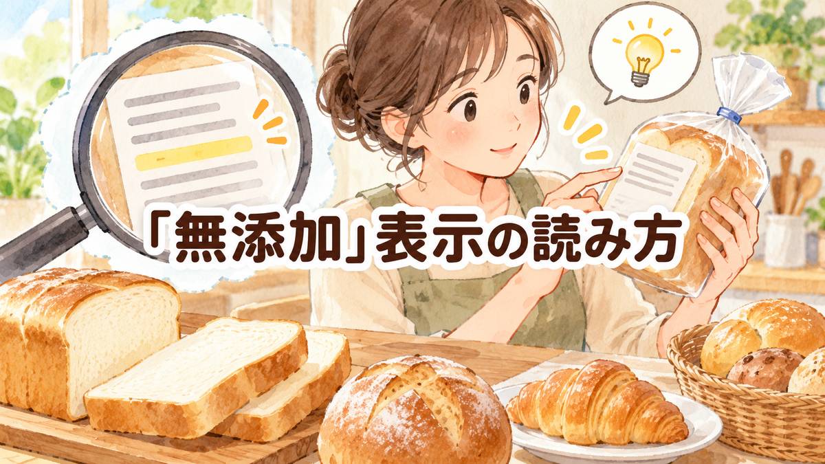 「無添加」表示の読み方