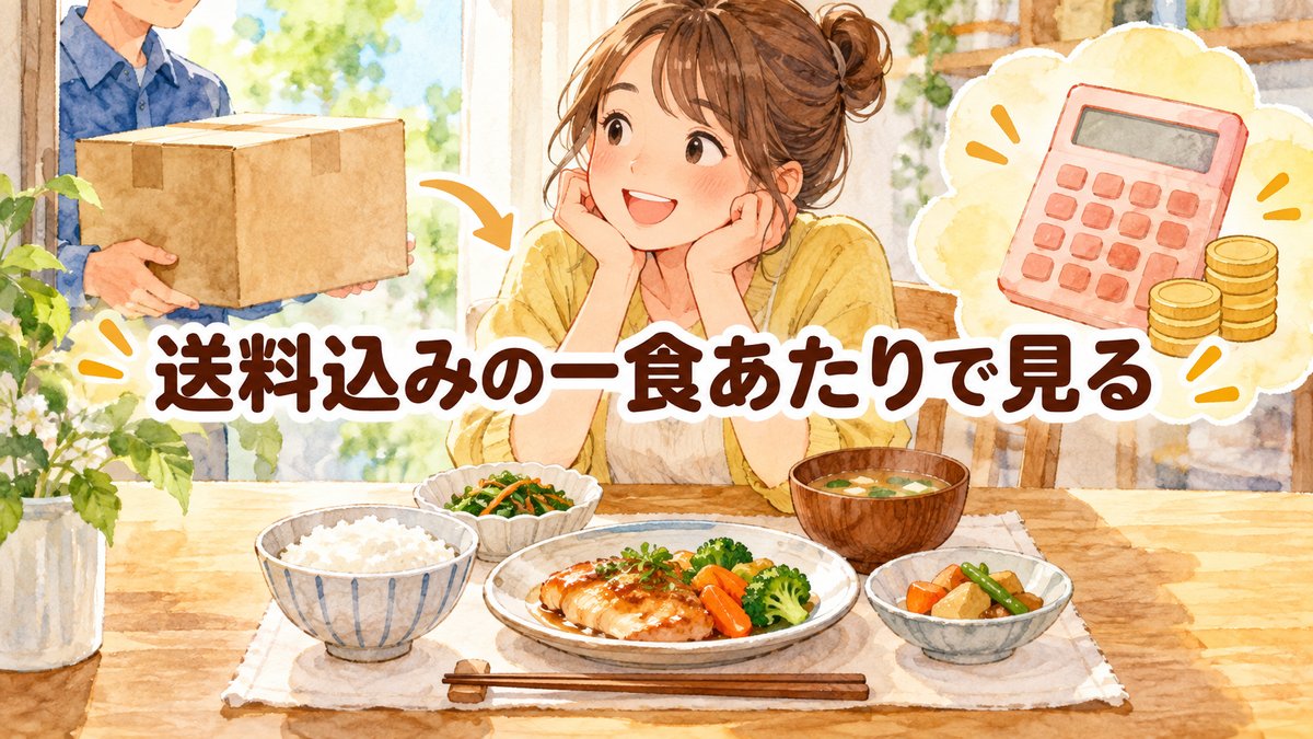 送料込みの一食あたりで見る