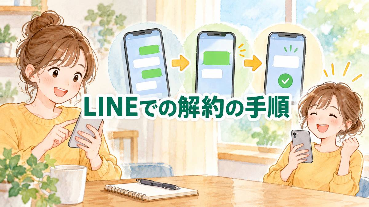 LINEでの解約の手順