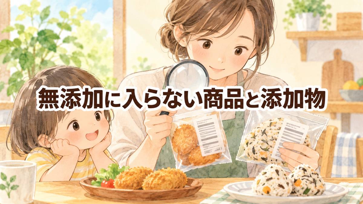 無添加に入らない商品と添加物