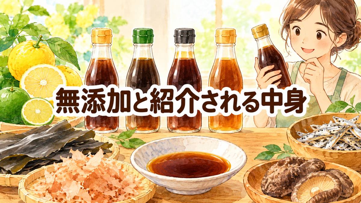 無添加と紹介される中身