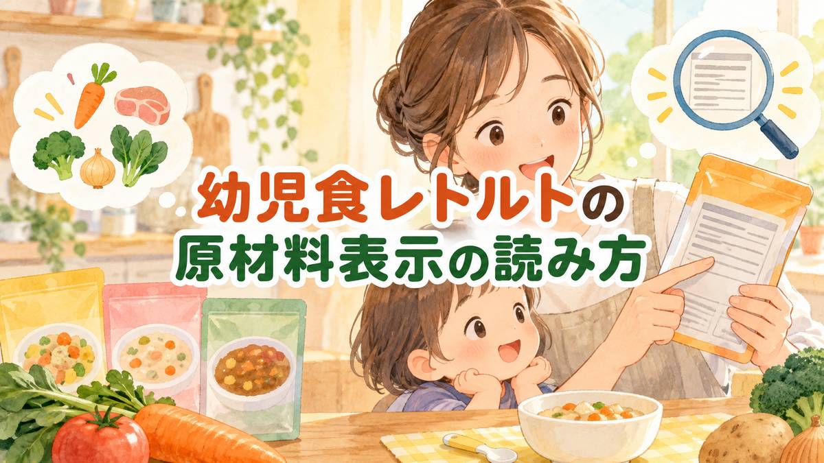 幼児食レトルトの原材料表示の読み方