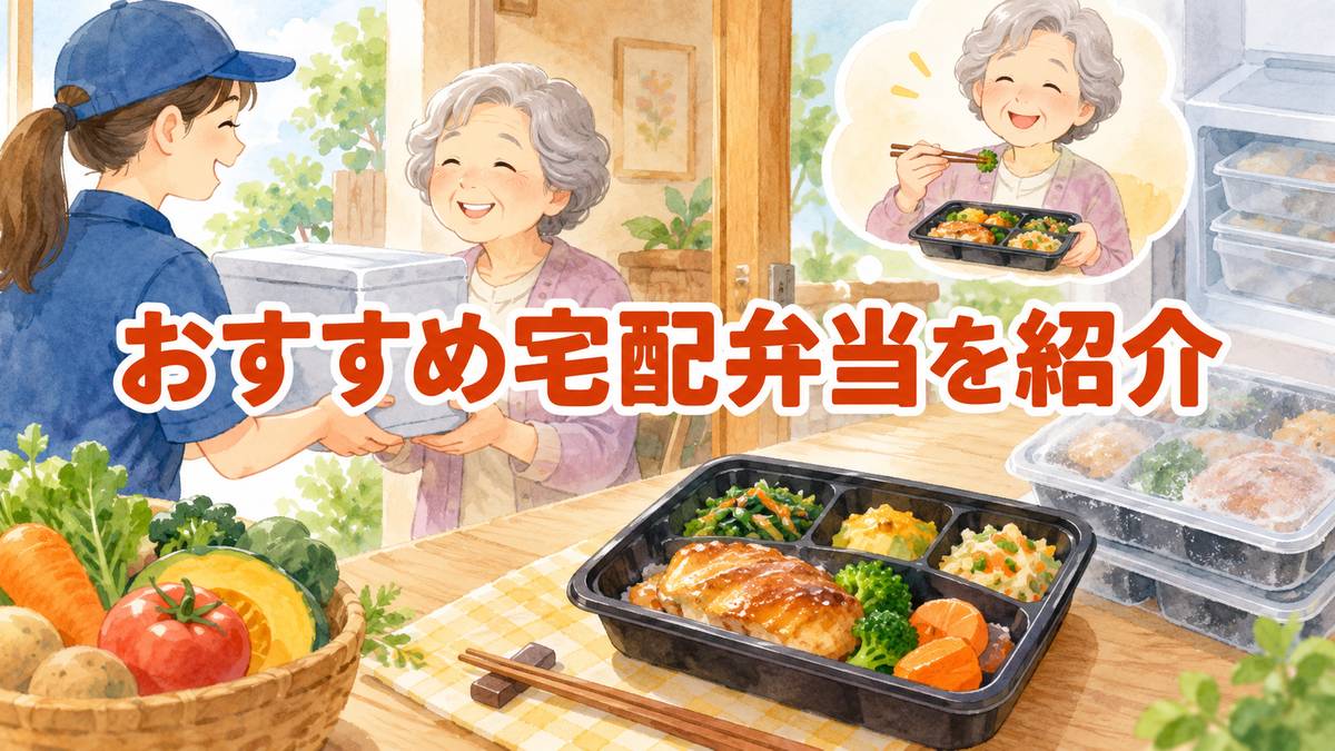 おすすめ宅配弁当を紹介