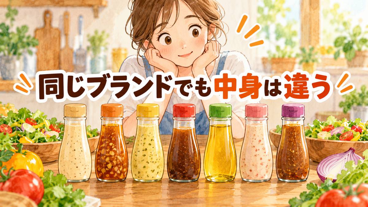 同じブランドでも中身は違う