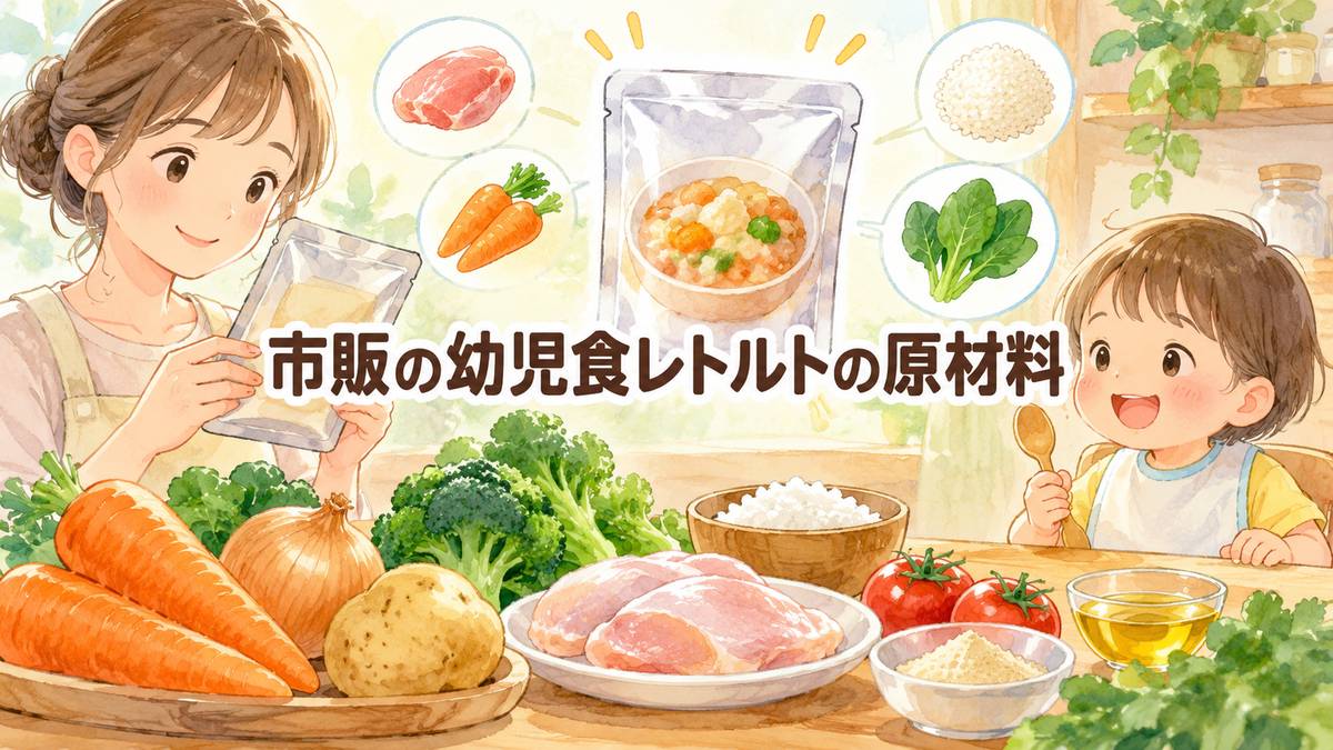 市販の幼児食レトルトの原材料