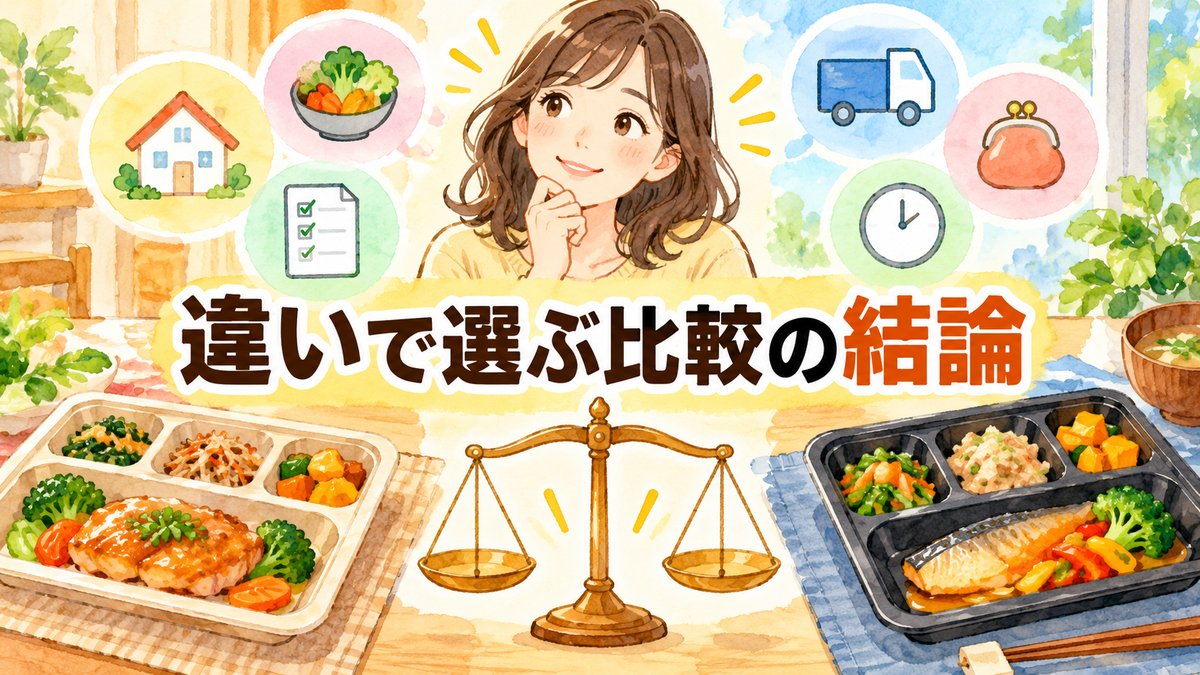 違いで選ぶ比較の結論