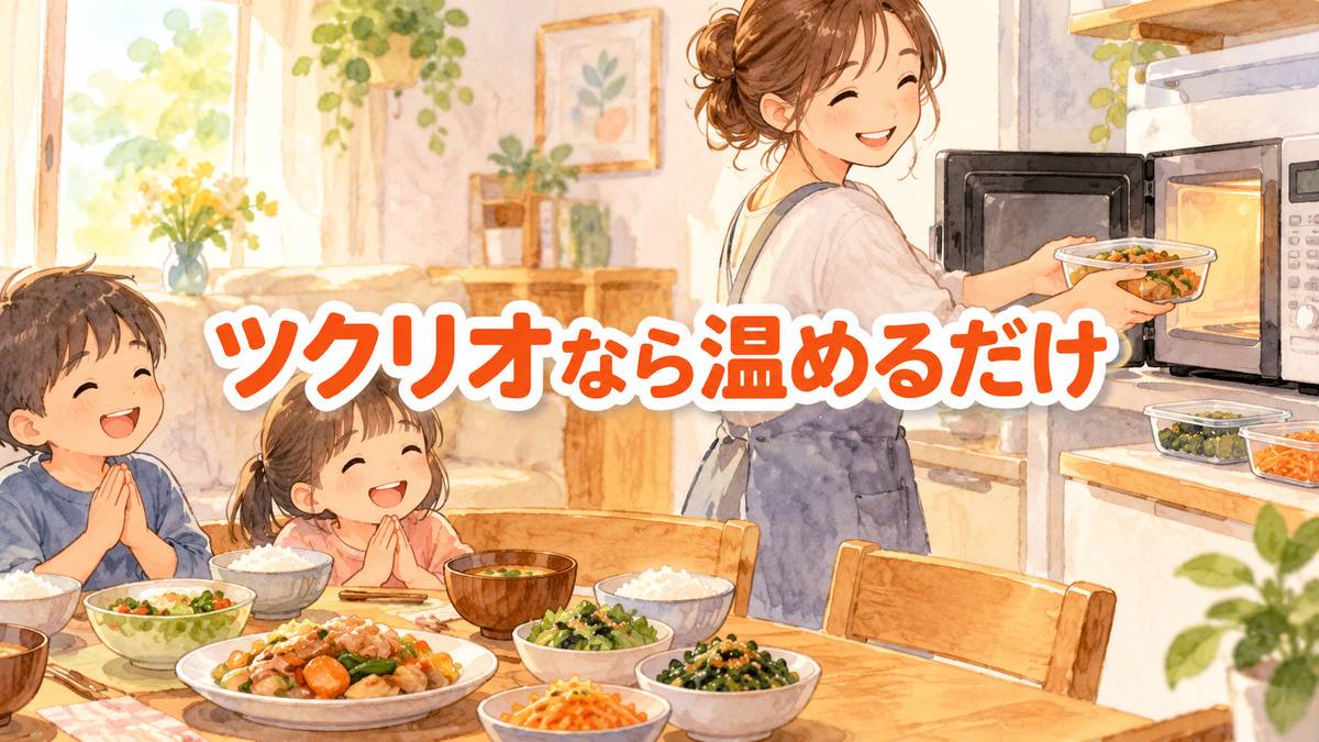 ツクリオなら温めるだけ