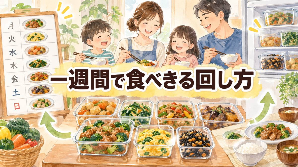 一週間で食べきる回し方