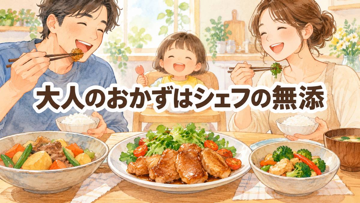 大人のおかずはシェフの無添