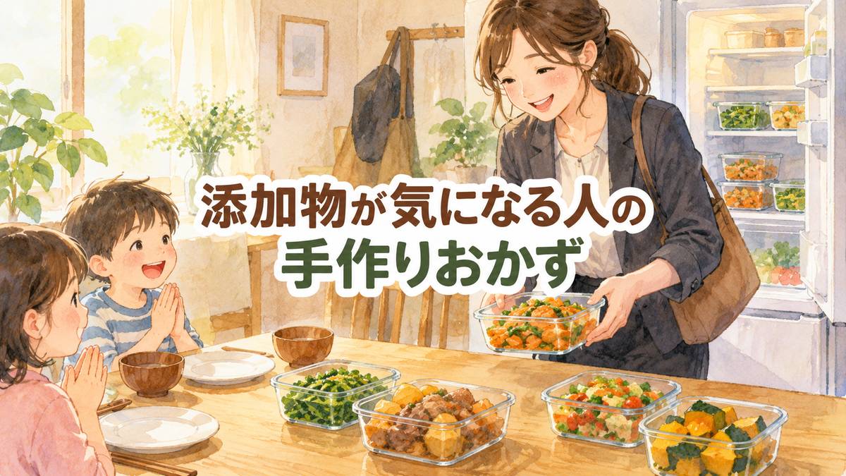 添加物が気になる人の手作りおかず