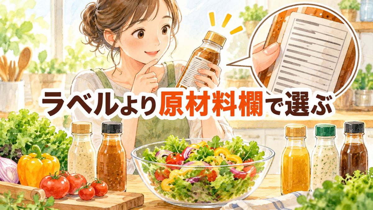 ラベルより原材料欄で選ぶ