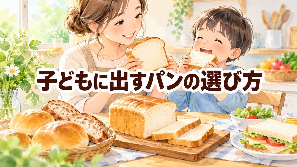 子どもに出すパンの選び方
