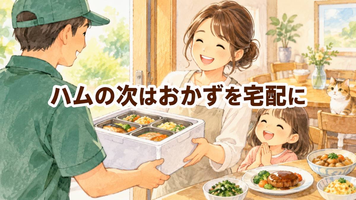 ハムの次はおかずを宅配に