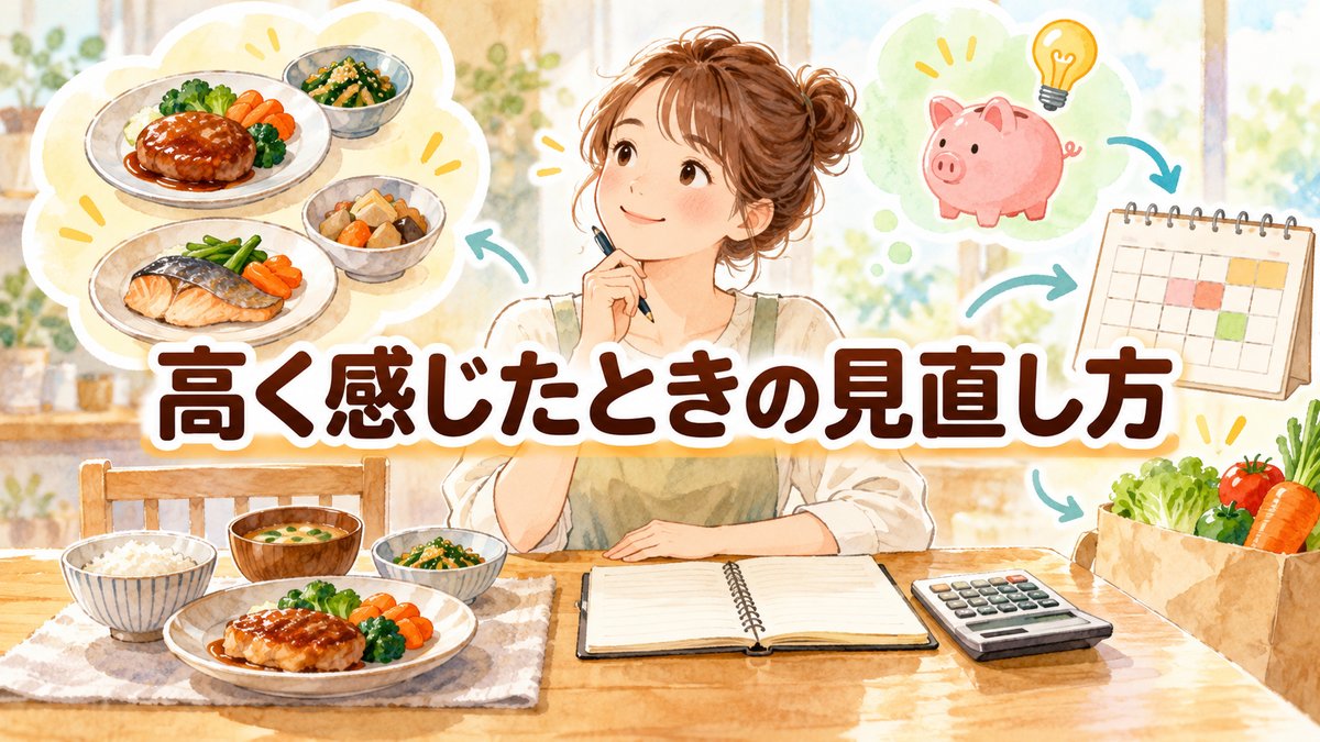 高く感じたときの見直し方