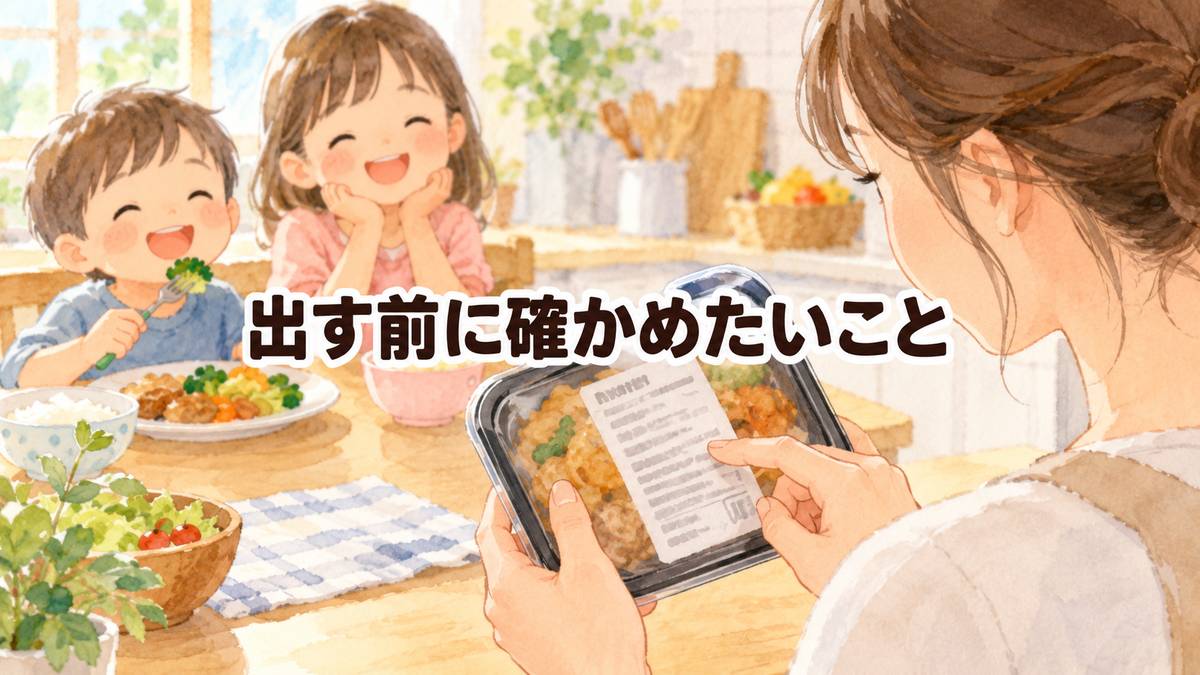 出す前に確かめたいこと