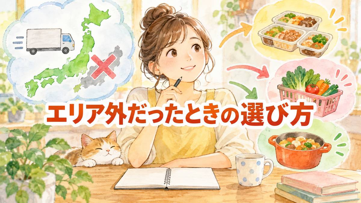 エリア外だったときの選び方
