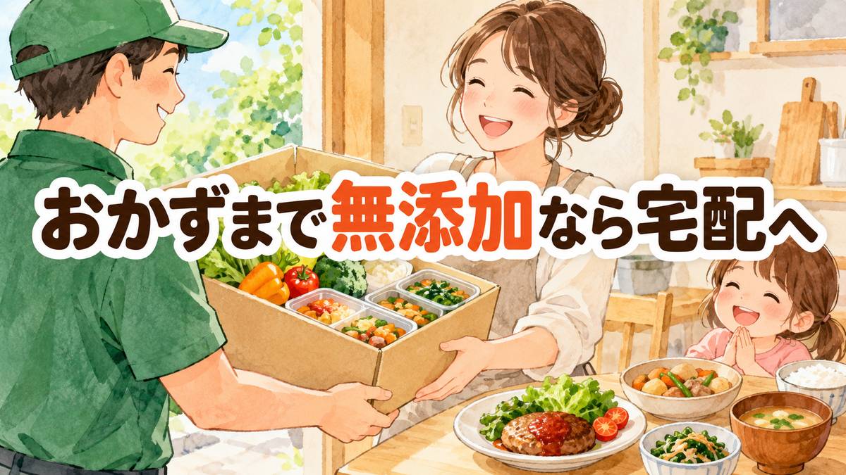 おかずまで無添加なら宅配へ