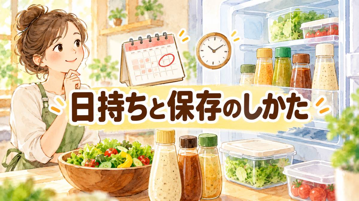 日持ちと保存のしかた
