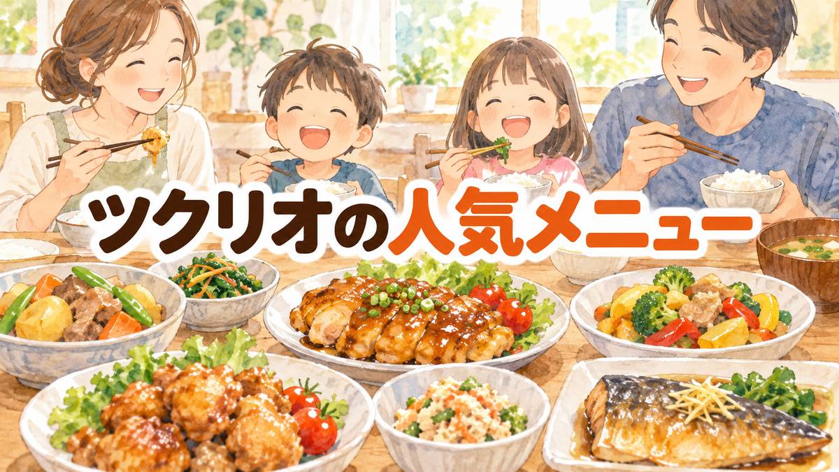 ツクリオの人気メニュー