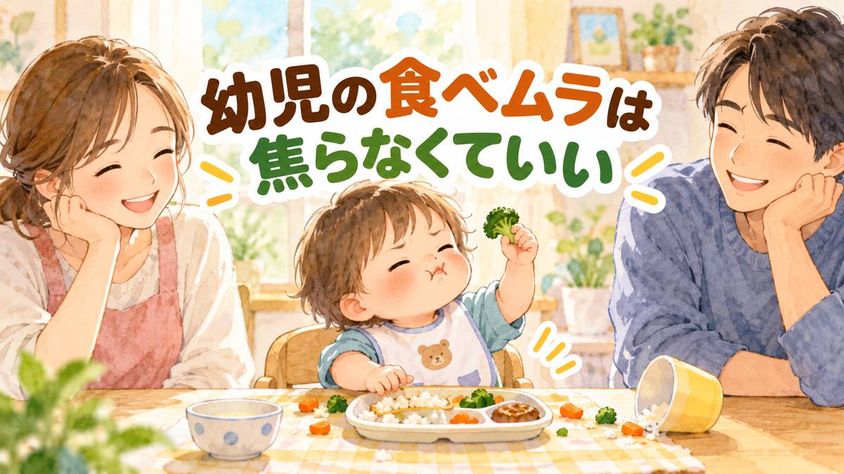 幼児の食べムラは焦らなくていい